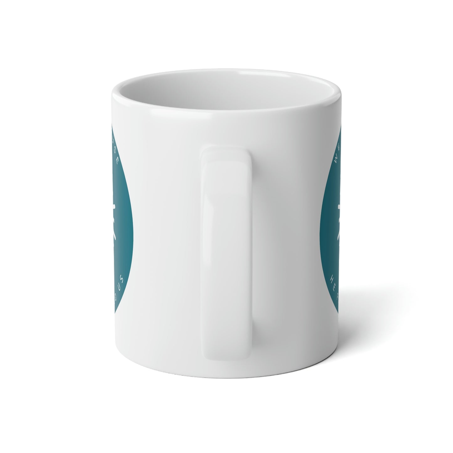 “ We Love Because” Jumbo Mug, 20oz
