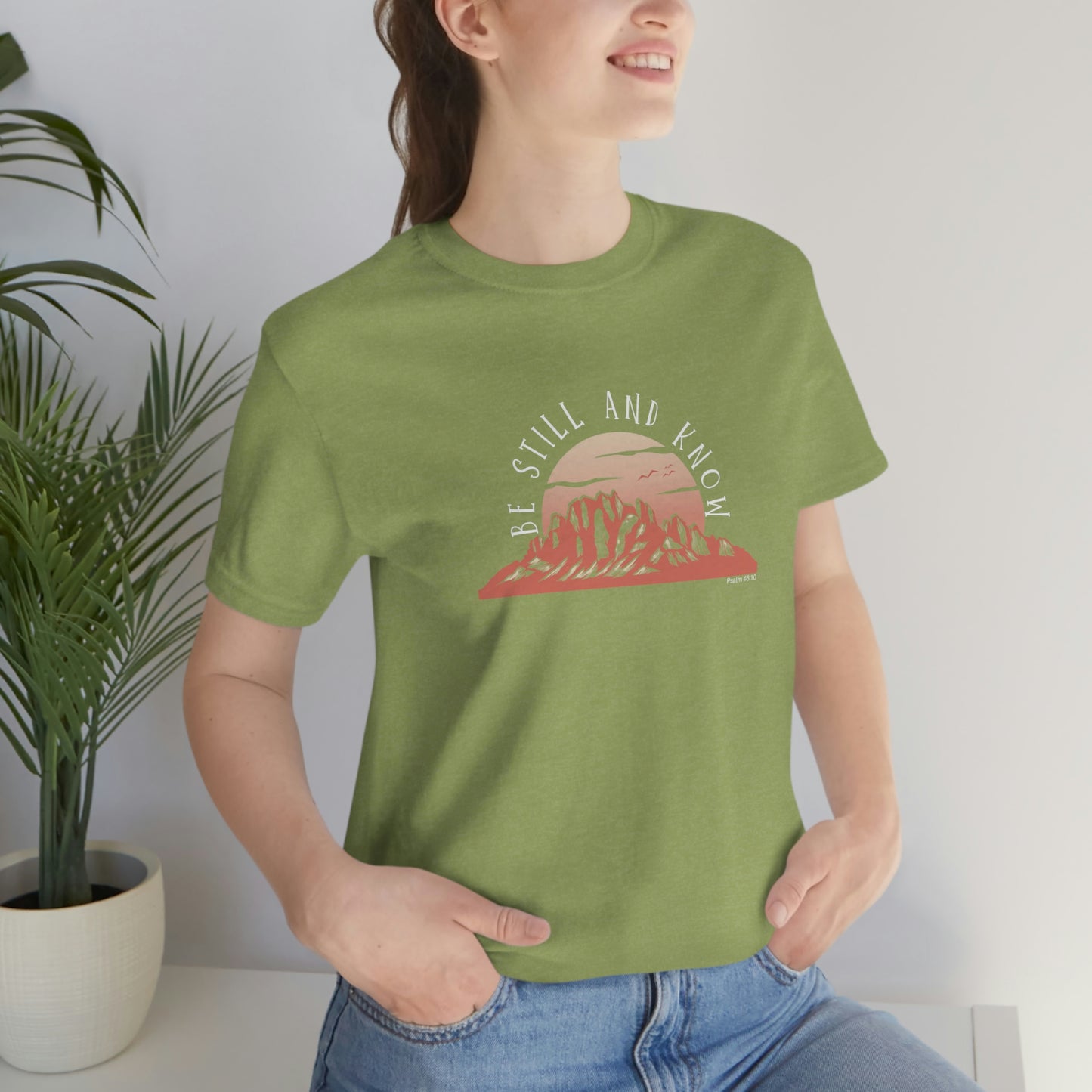 Be Still and Know Unisex Jersey Short Sleeve Tee