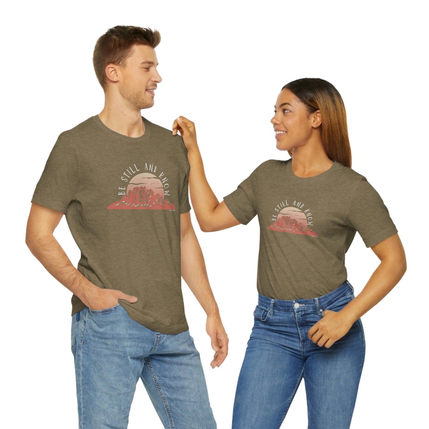 Be Still and Know Unisex Jersey Short Sleeve Tee