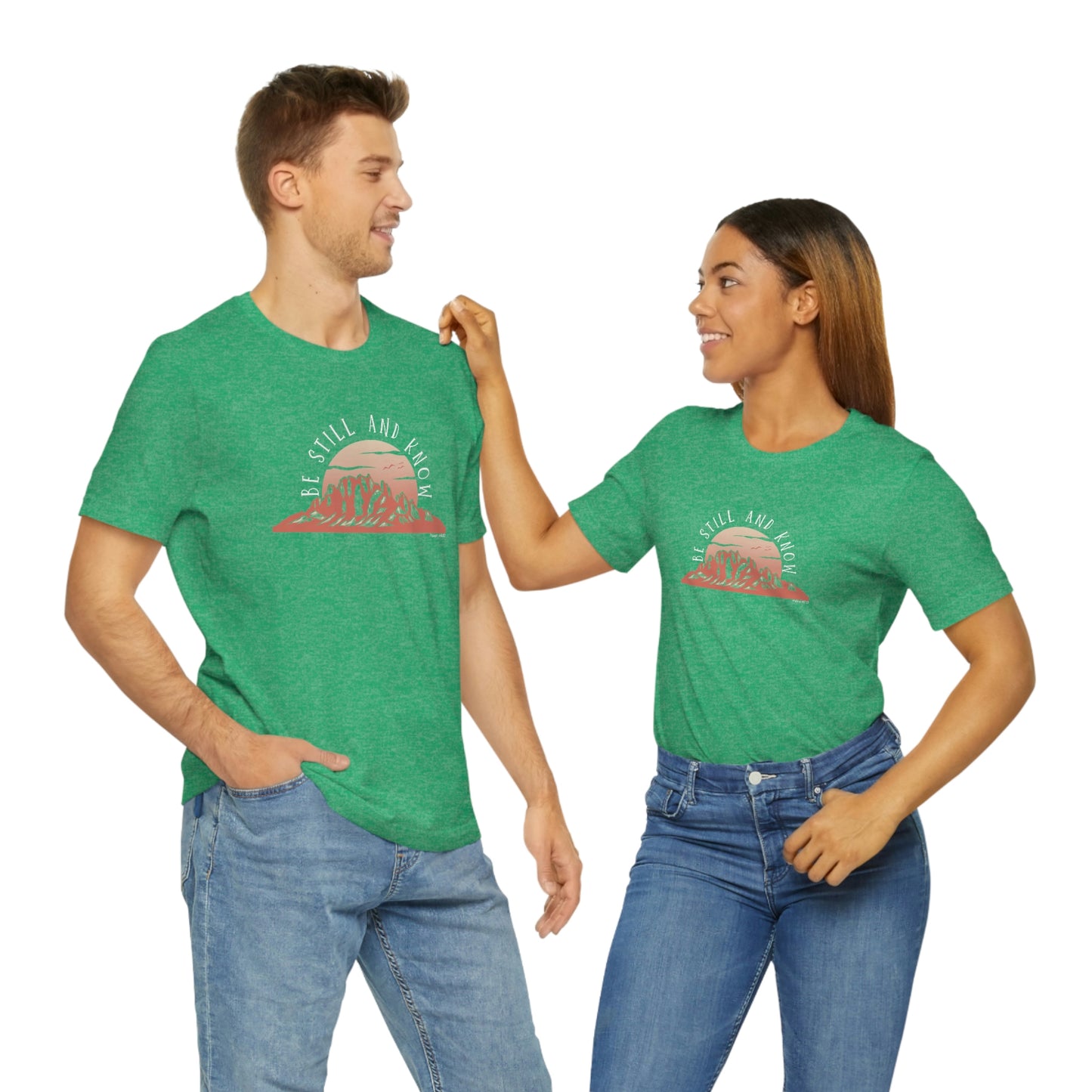 Be Still and Know Unisex Jersey Short Sleeve Tee