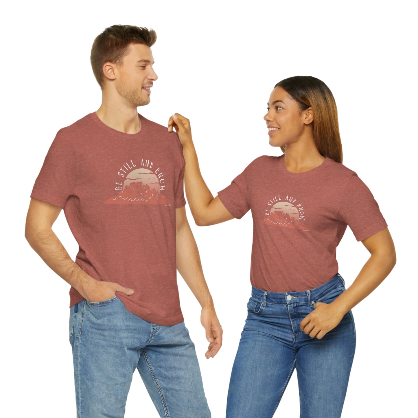 Be Still and Know Unisex Jersey Short Sleeve Tee