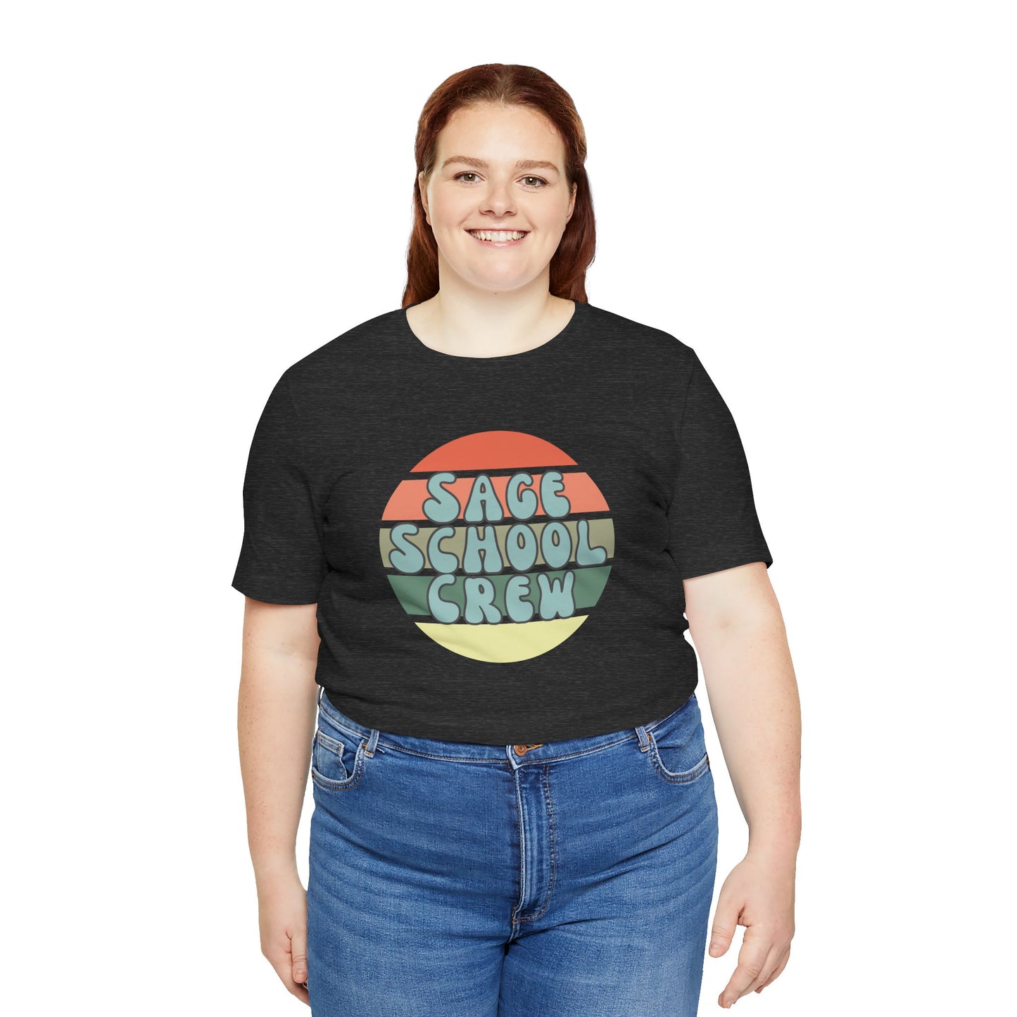 Sage School Crew Unisex Jersey Short Sleeve Tee