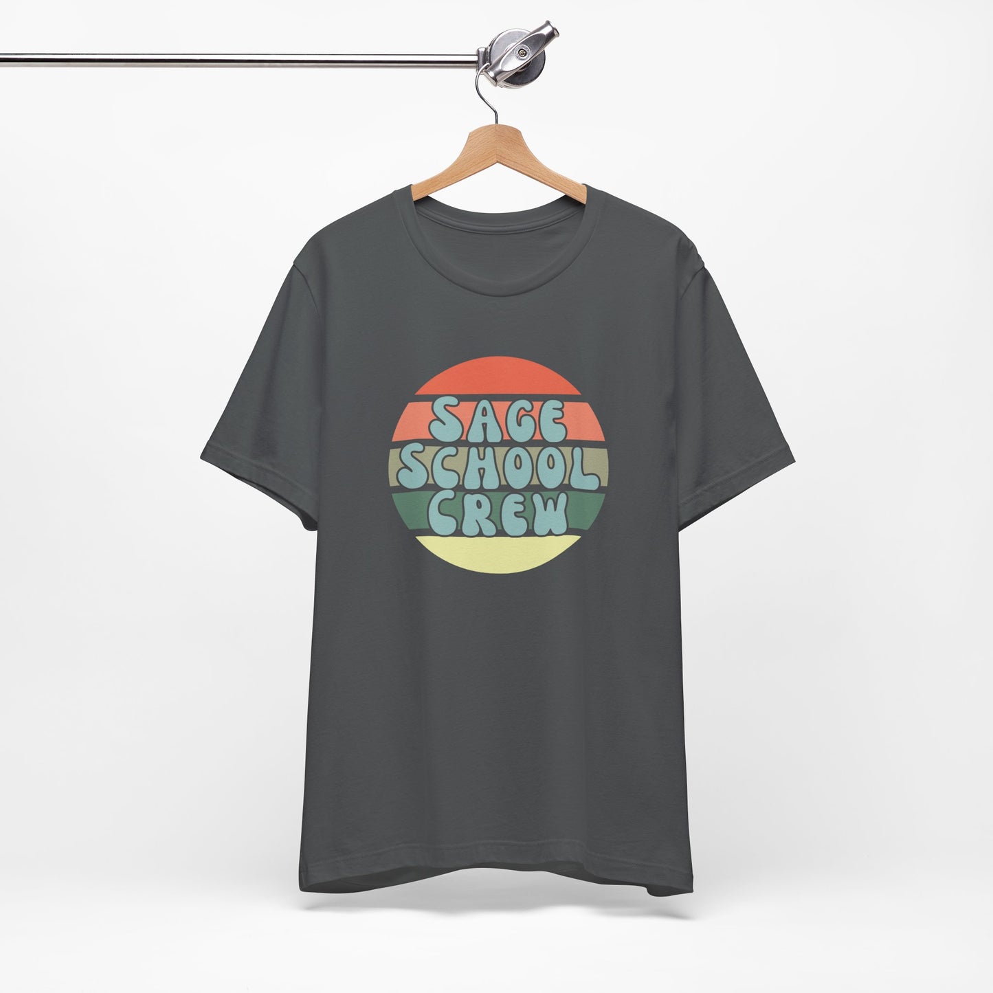 Sage School Crew Unisex Jersey Short Sleeve Tee