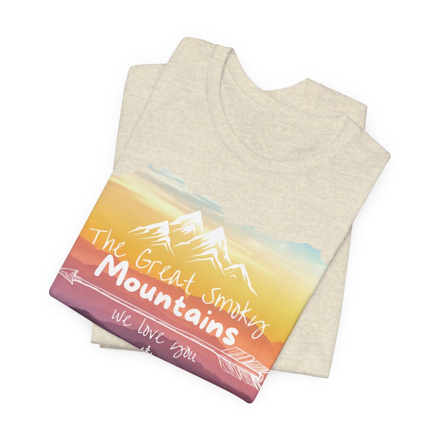 Painted Smoky Mountains Unisex Jersey Short Sleeve Tee