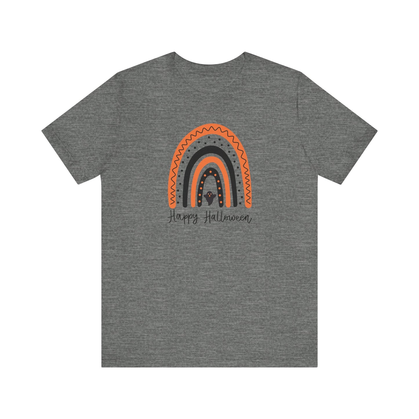 Halloween Rainbow Jersey Short Sleeve Tee