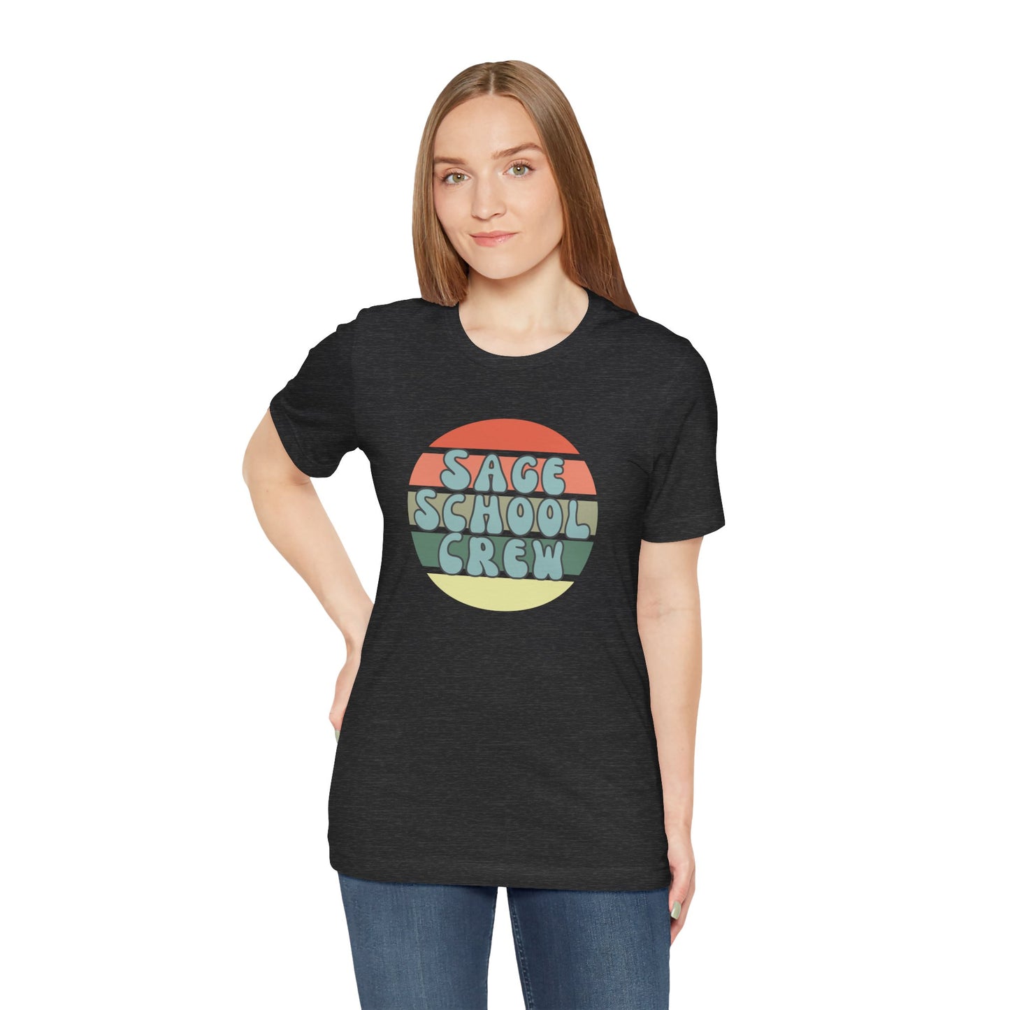 Sage School Crew Unisex Jersey Short Sleeve Tee