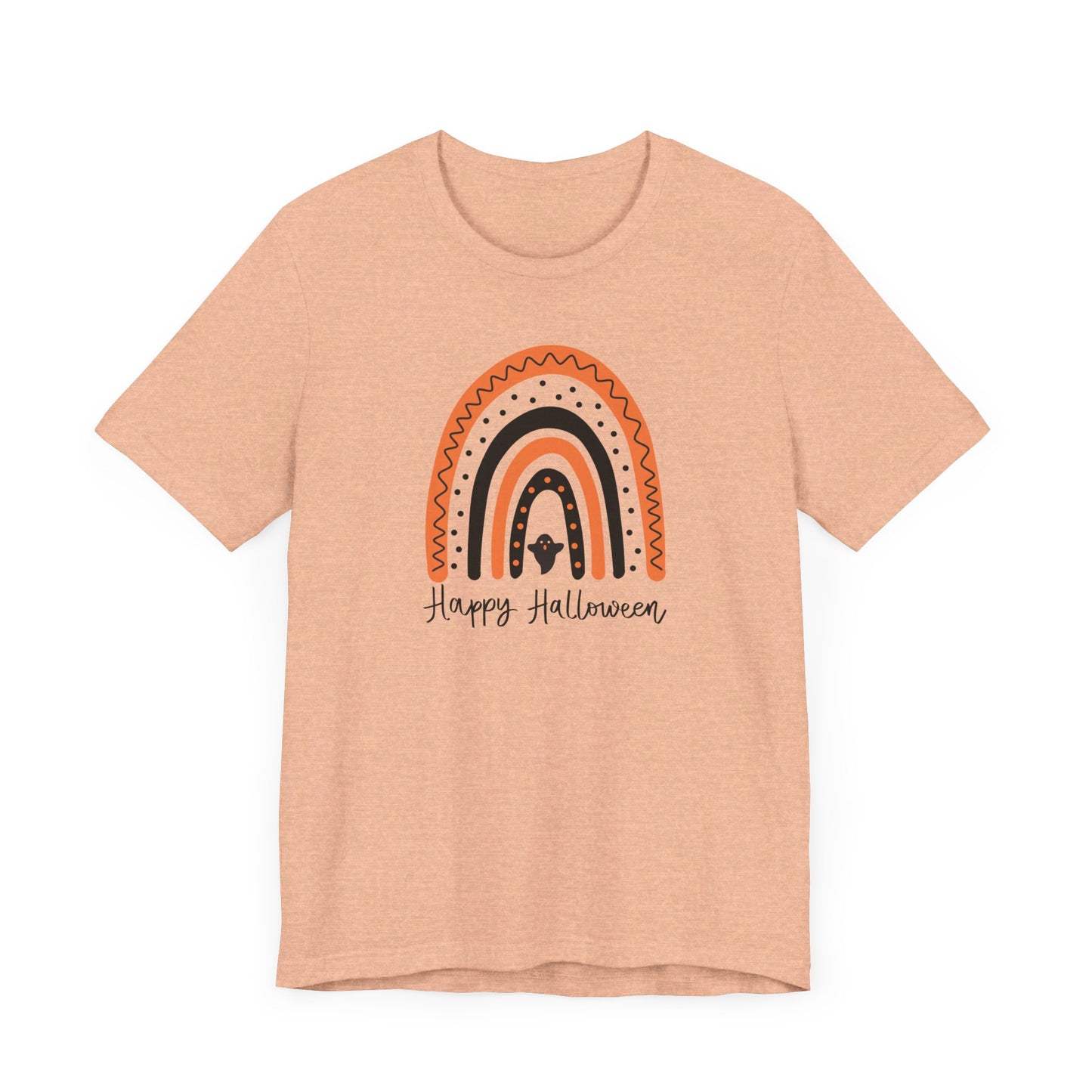Halloween Rainbow Jersey Short Sleeve Tee