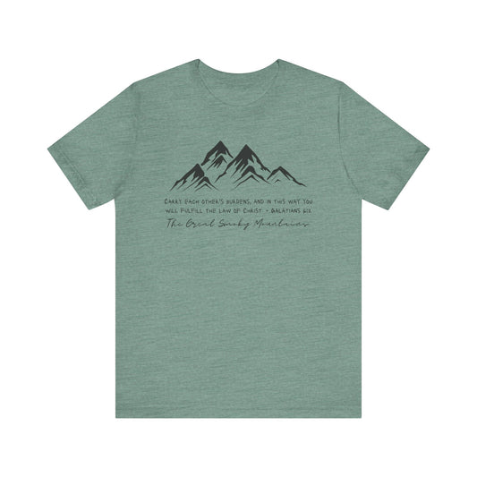 Great Smoky Mountains Unisex Jersey Short Sleeve Tee