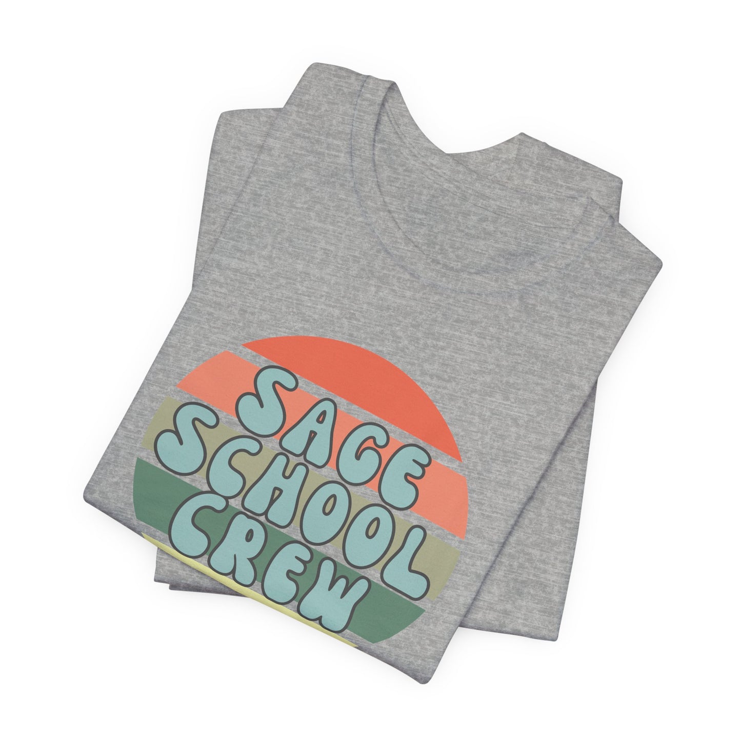 Sage School Crew Unisex Jersey Short Sleeve Tee