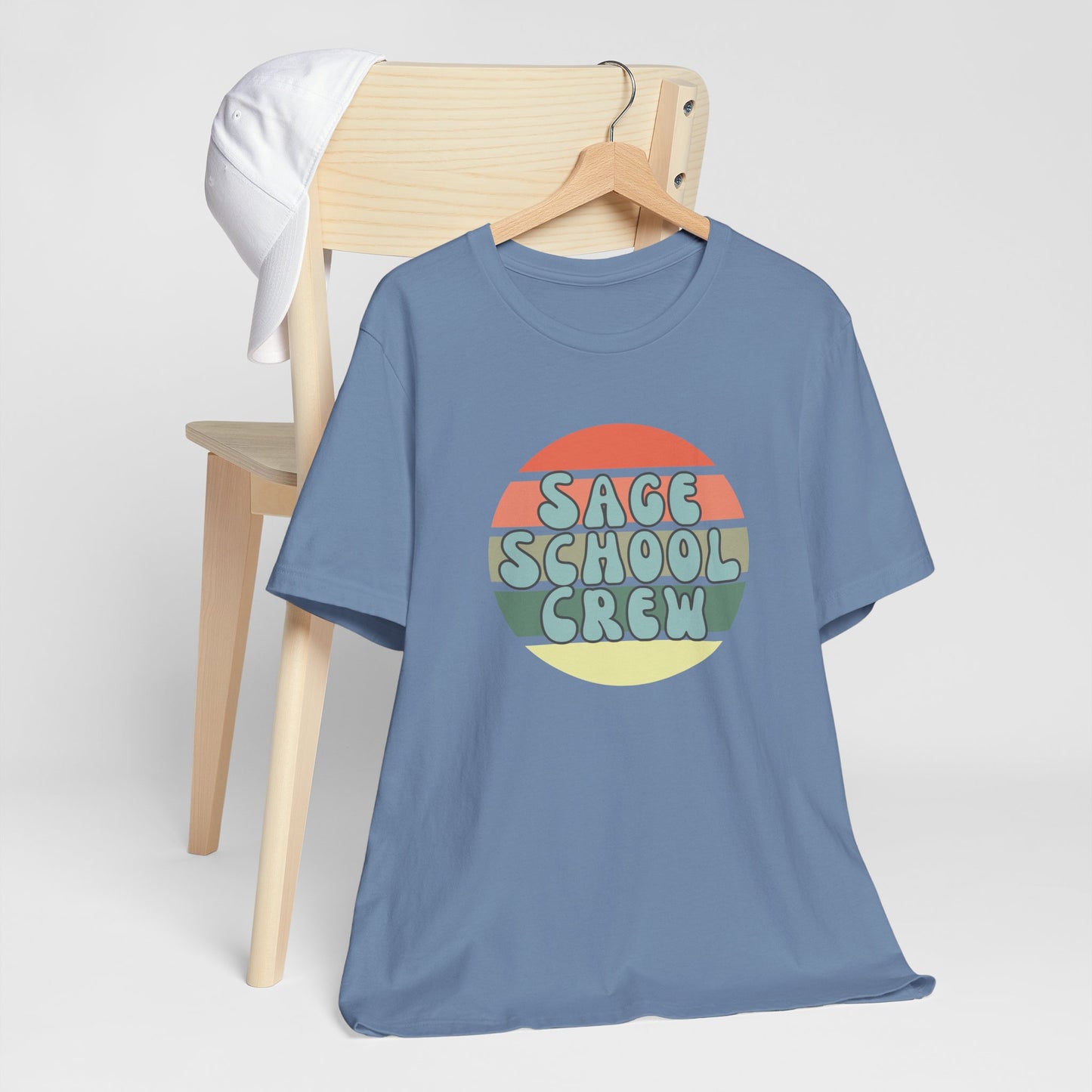 Sage School Crew Unisex Jersey Short Sleeve Tee
