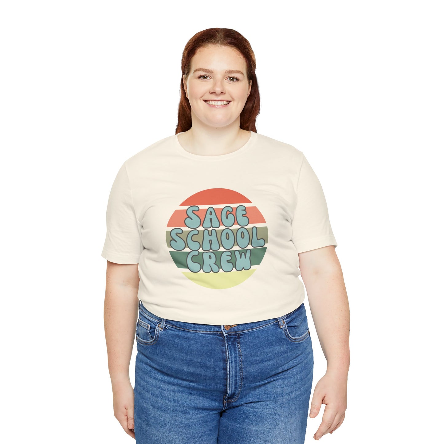Sage School Crew Unisex Jersey Short Sleeve Tee