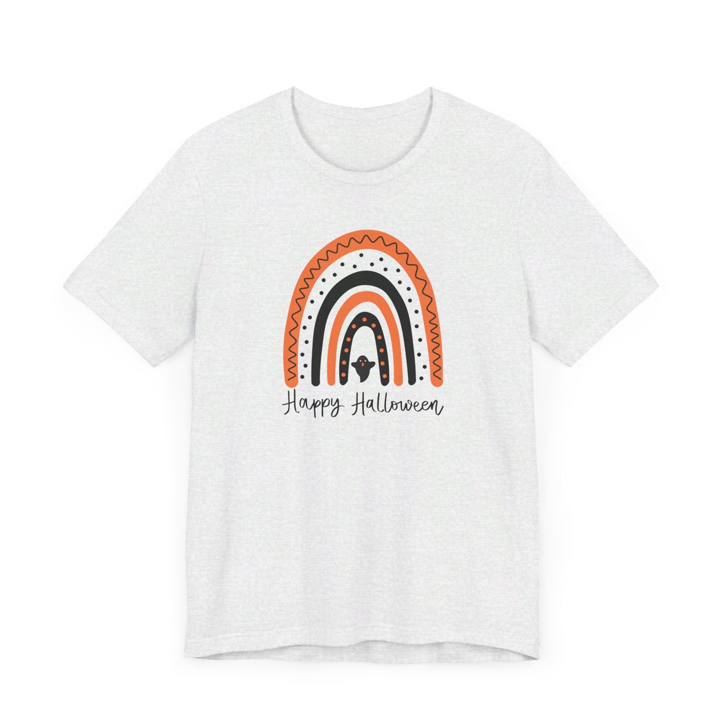 Halloween Rainbow Jersey Short Sleeve Tee