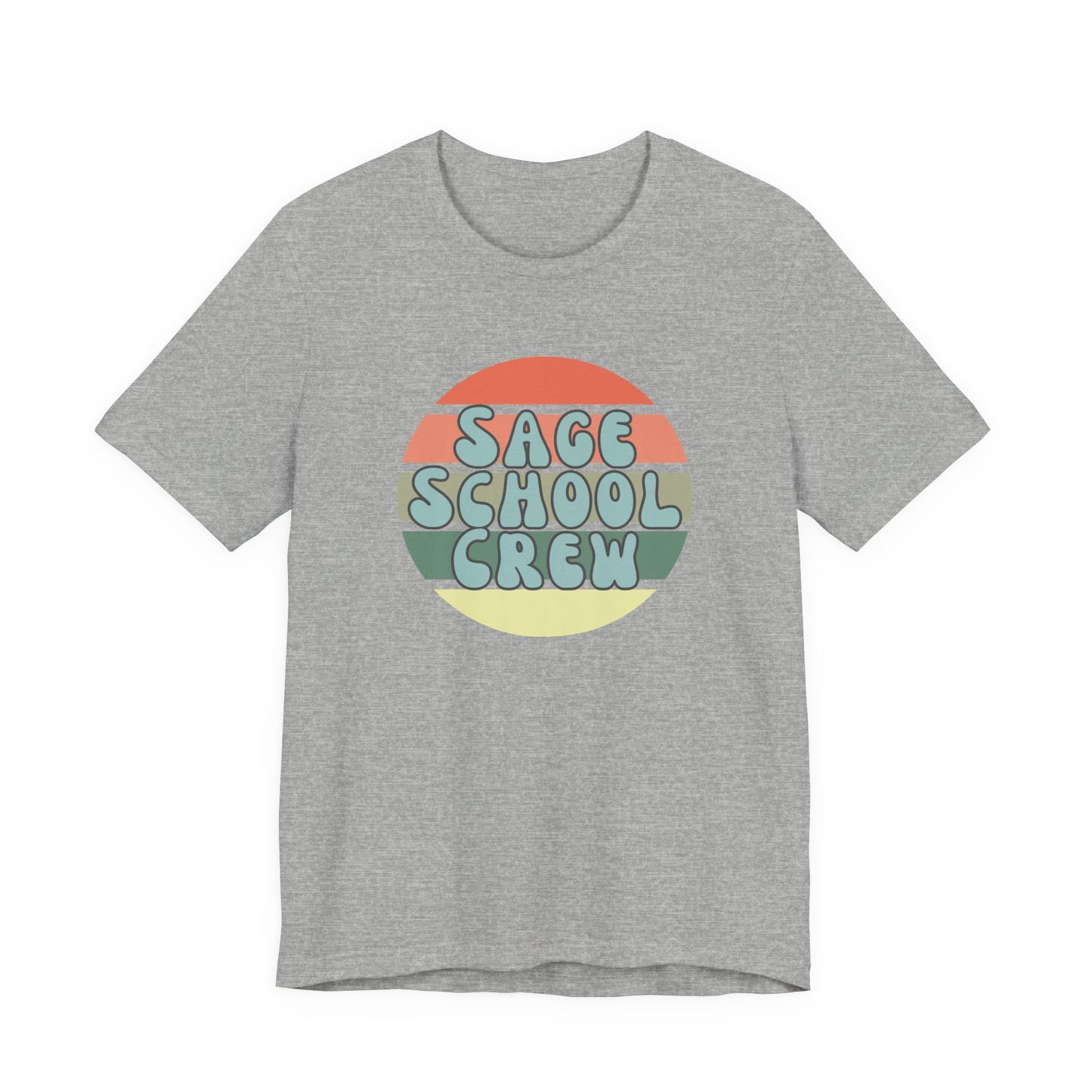 Sage School Crew Unisex Jersey Short Sleeve Tee