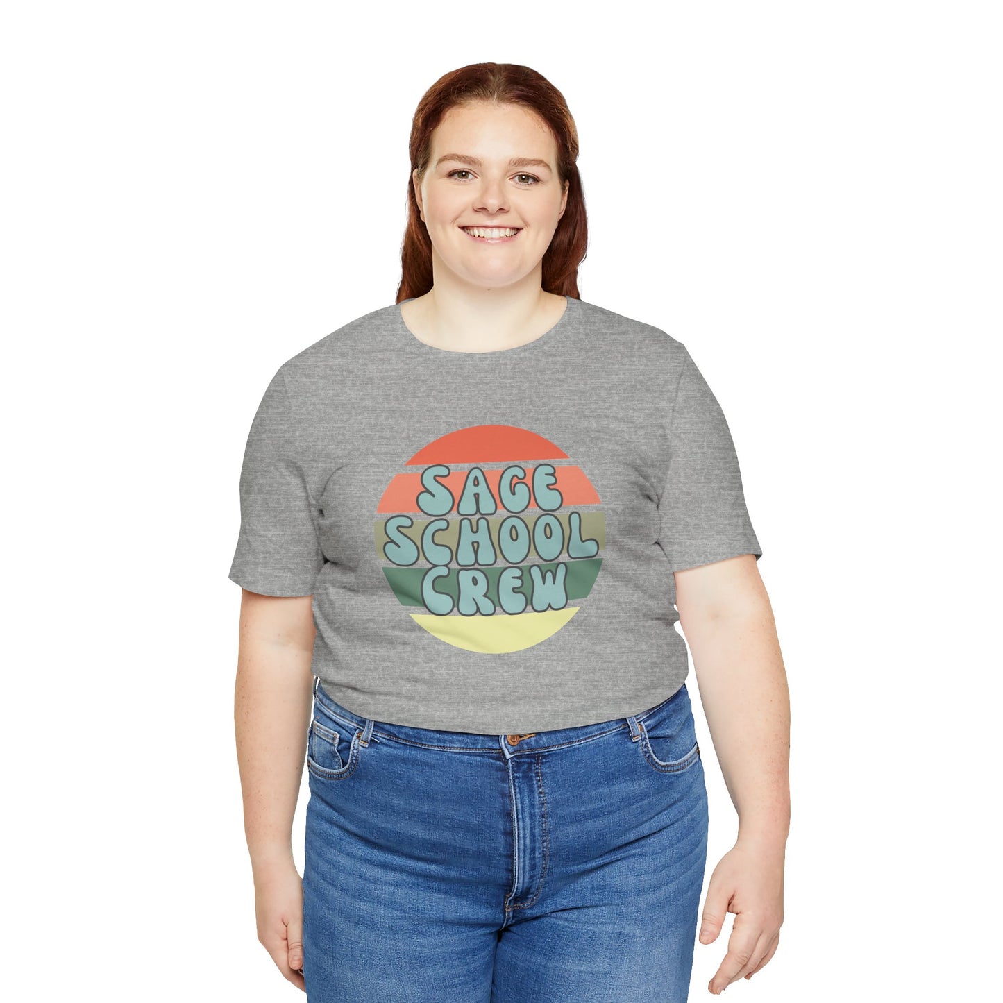 Sage School Crew Unisex Jersey Short Sleeve Tee