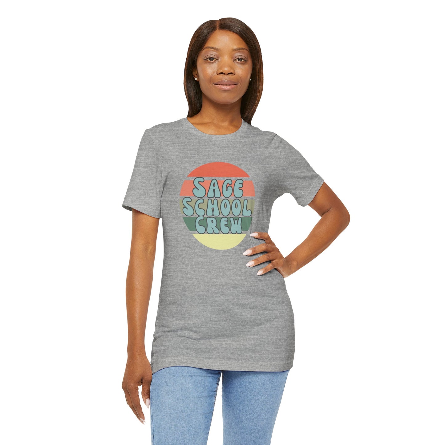 Sage School Crew Unisex Jersey Short Sleeve Tee