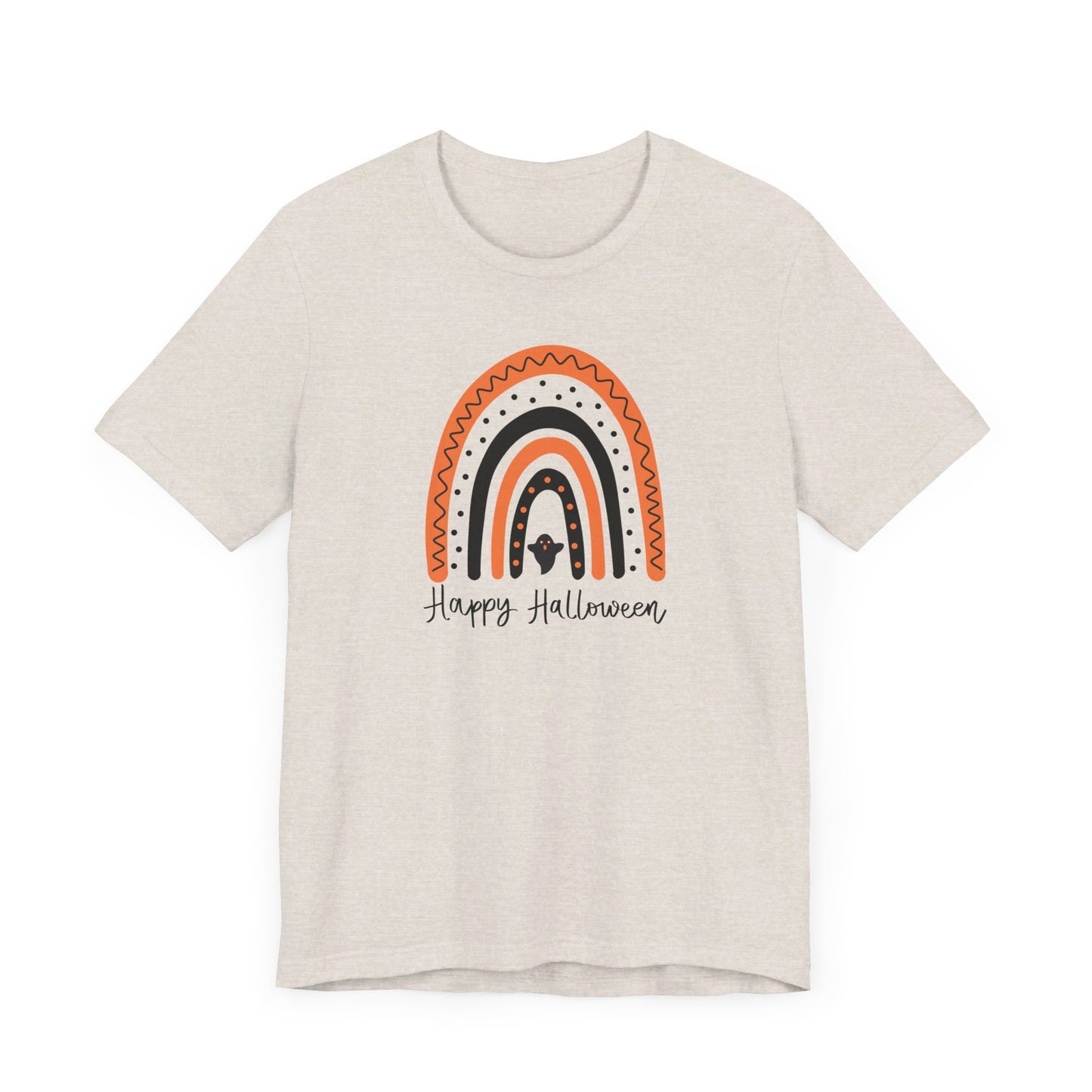 Halloween Rainbow Jersey Short Sleeve Tee