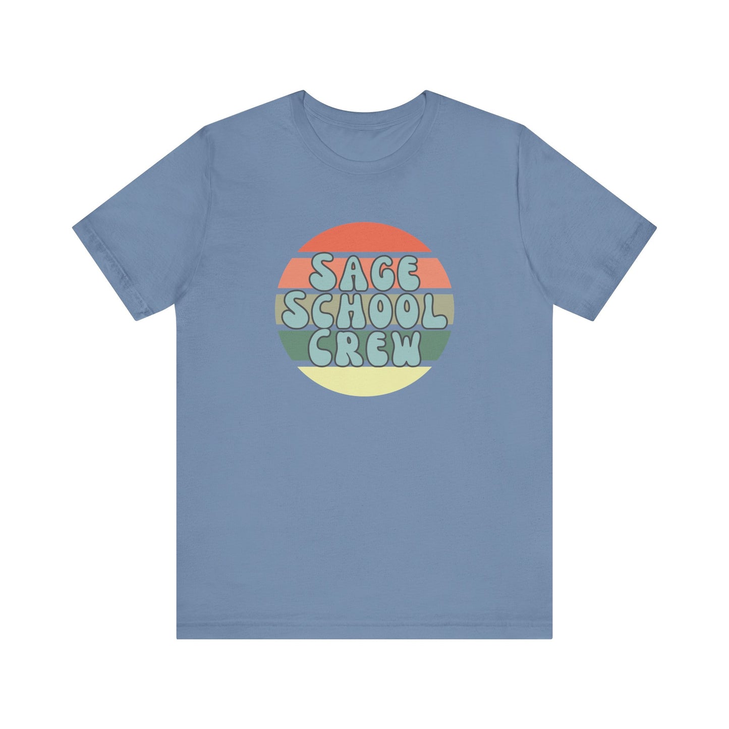 Sage School Crew Unisex Jersey Short Sleeve Tee