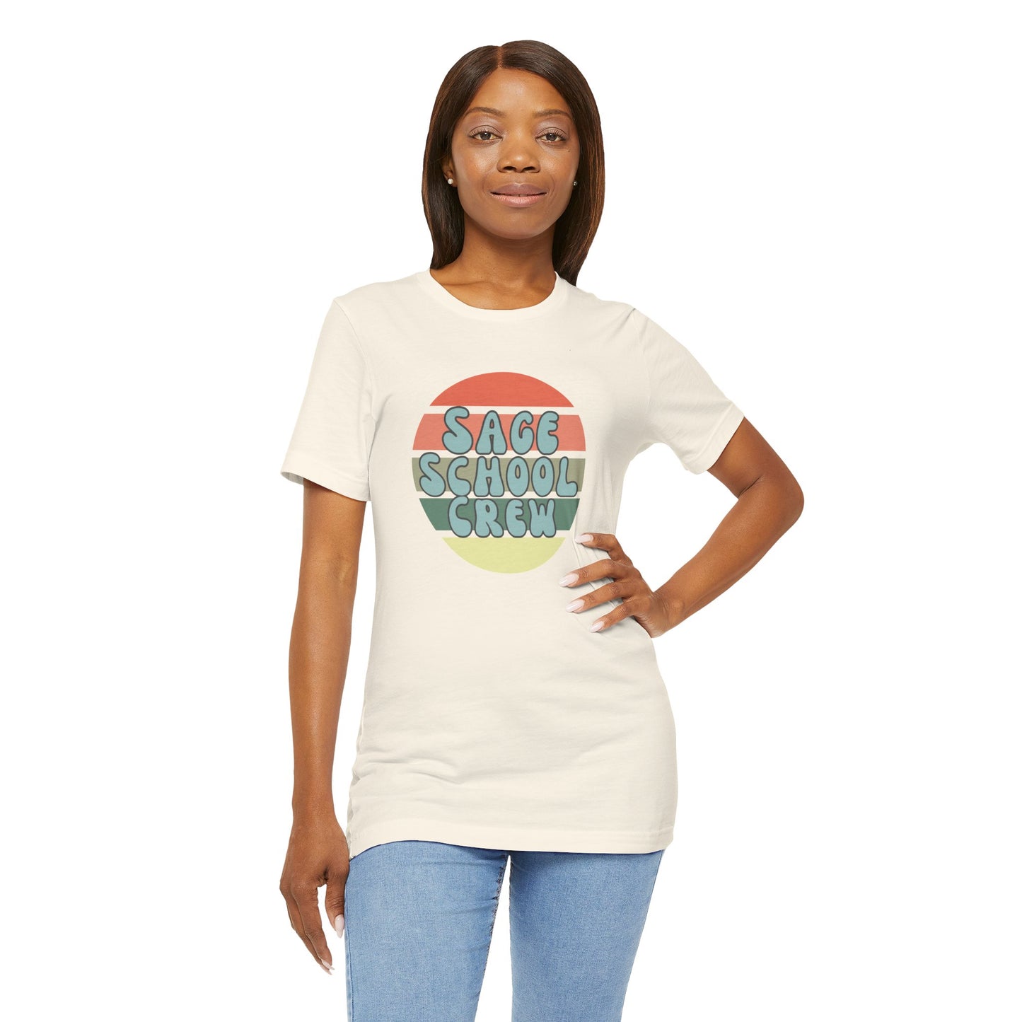 Sage School Crew Unisex Jersey Short Sleeve Tee