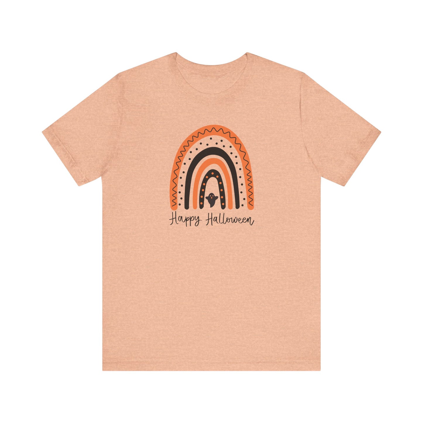 Halloween Rainbow Jersey Short Sleeve Tee