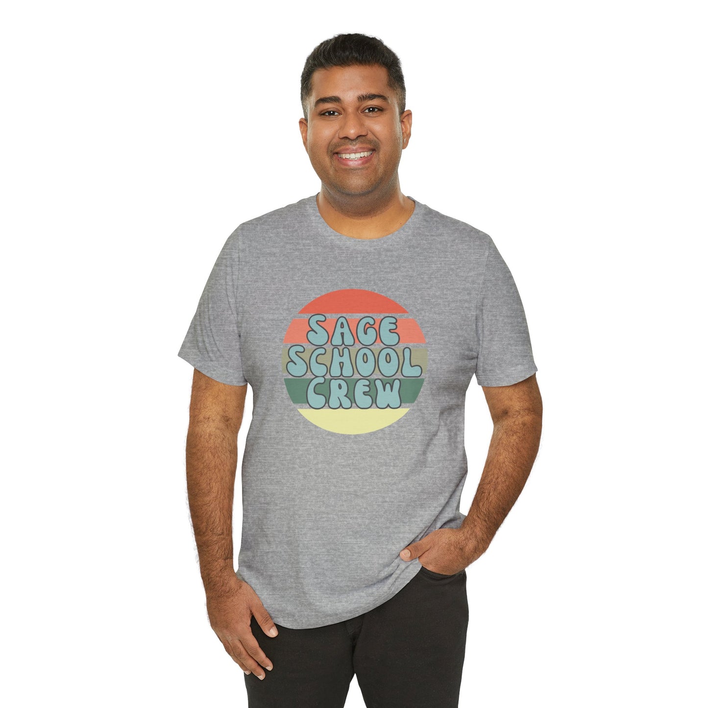 Sage School Crew Unisex Jersey Short Sleeve Tee