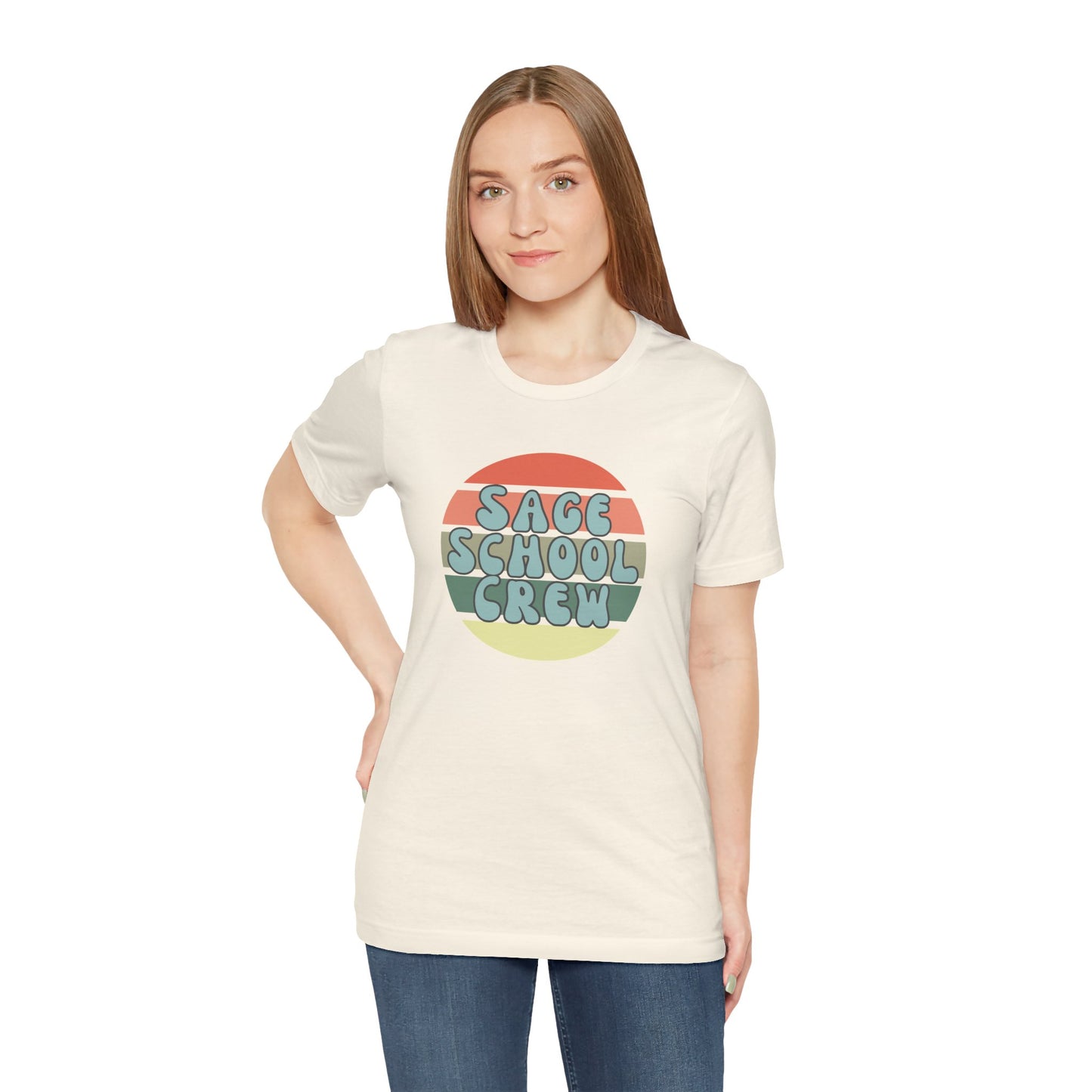 Sage School Crew Unisex Jersey Short Sleeve Tee