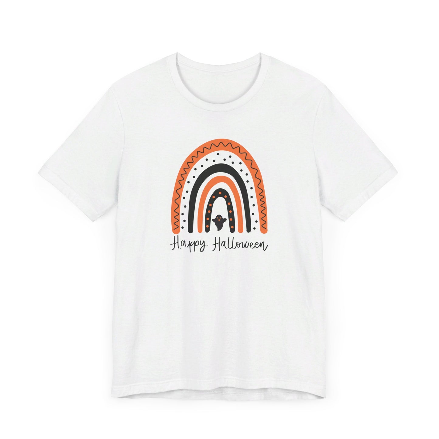 Halloween Rainbow Jersey Short Sleeve Tee