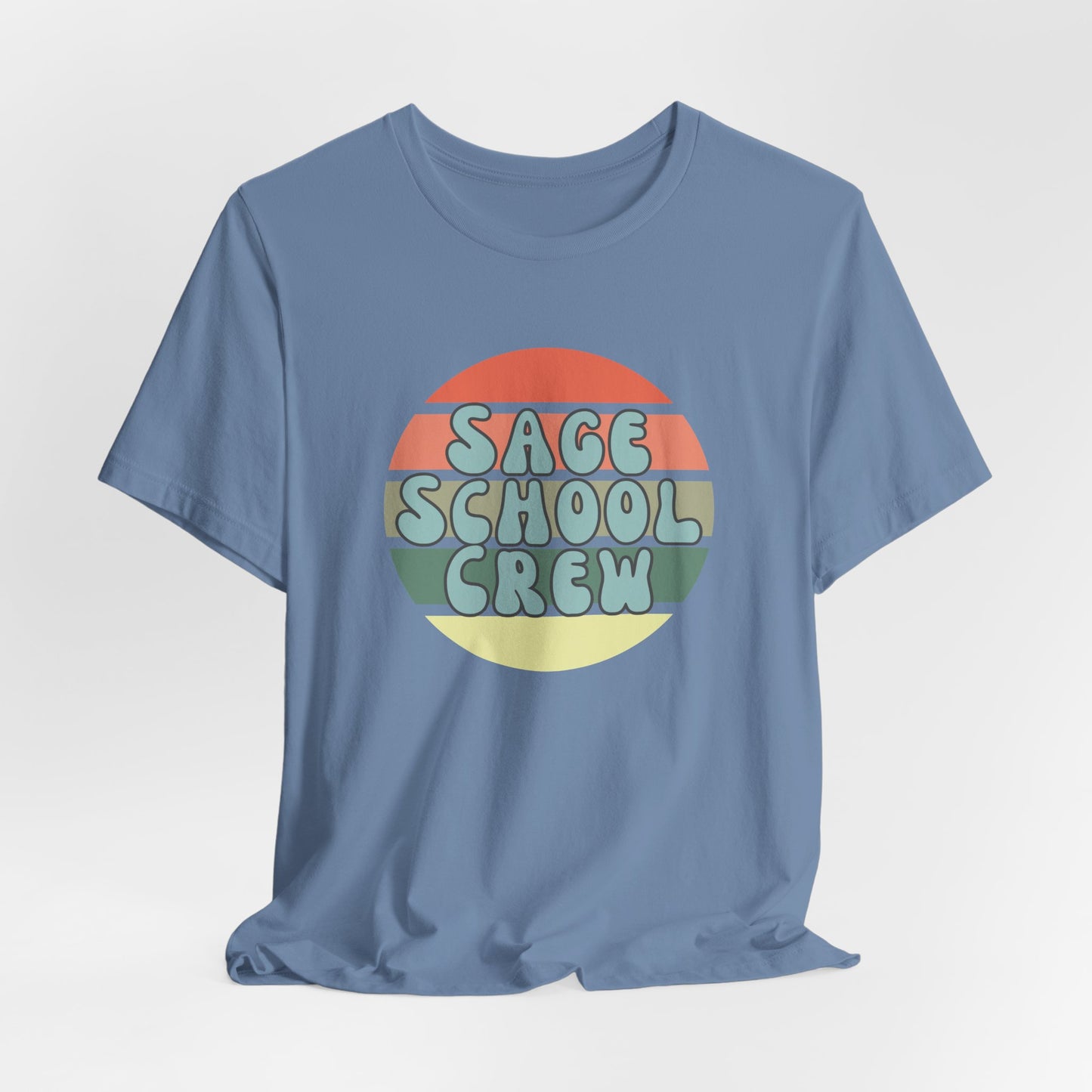 Sage School Crew Unisex Jersey Short Sleeve Tee