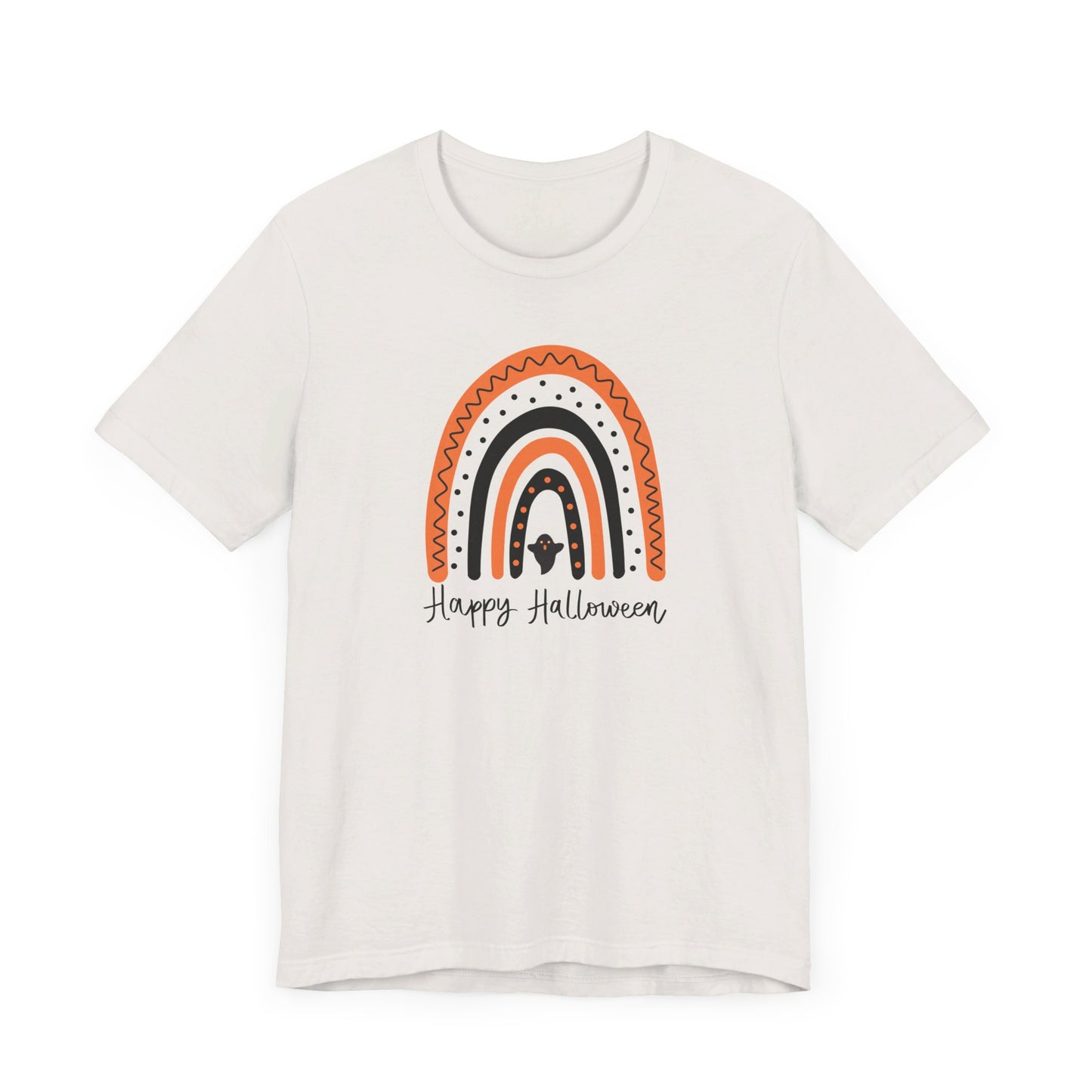 Halloween Rainbow Jersey Short Sleeve Tee
