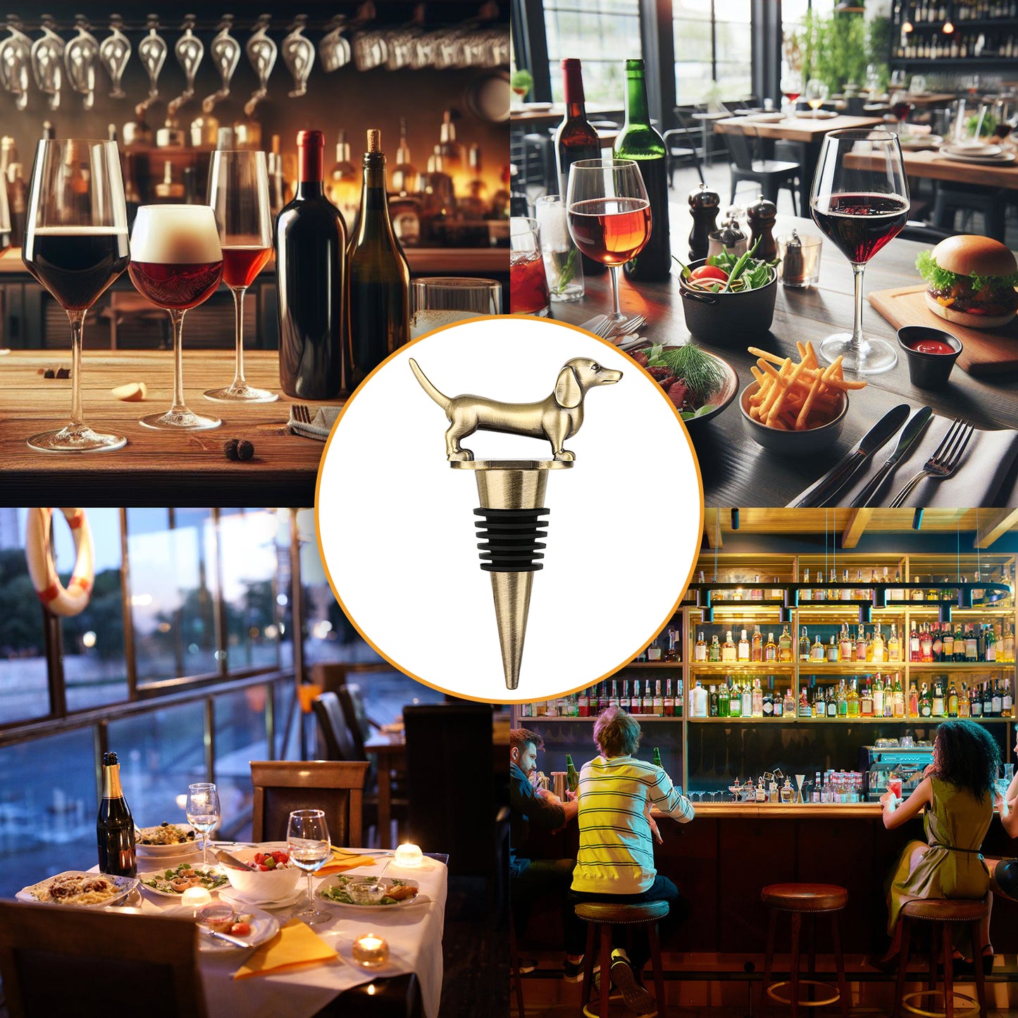 Dachshund Wine Stopper