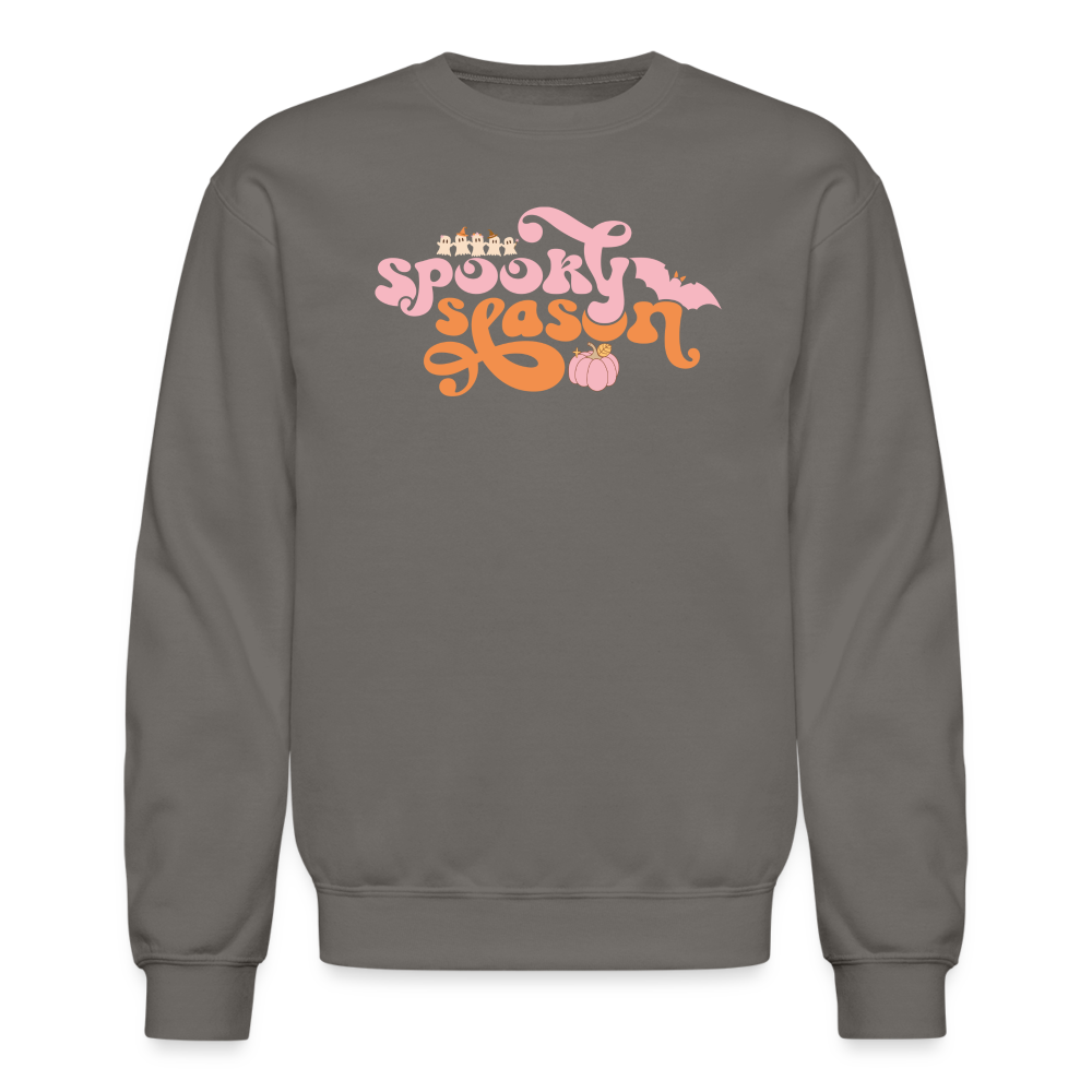 Spooky Season Crewneck Sweatshirt - asphalt gray