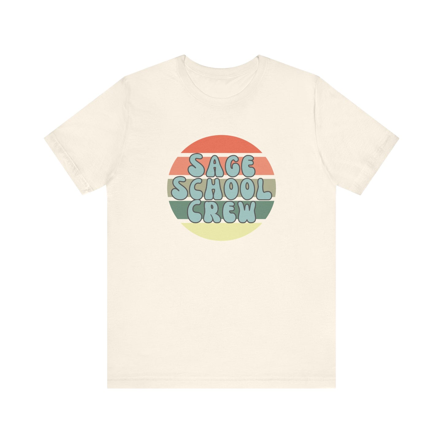 Sage School Crew Unisex Jersey Short Sleeve Tee