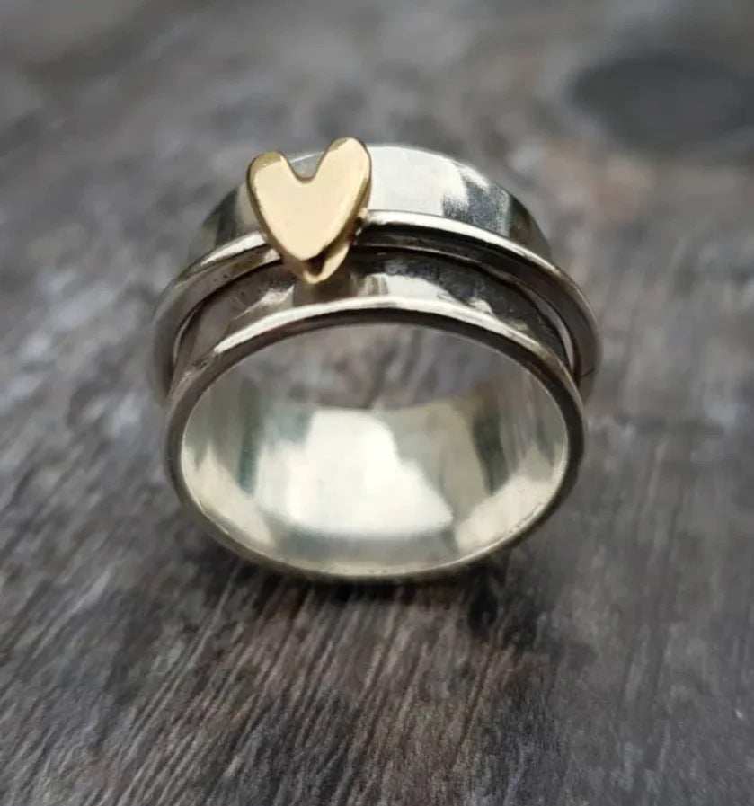 Twirling Heart Ring