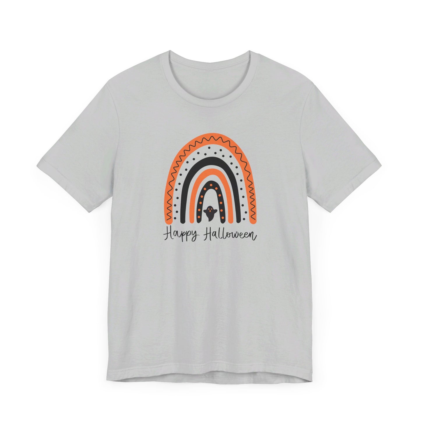 Halloween Rainbow Jersey Short Sleeve Tee