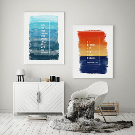 Bible Verses Wall Canvas Painting