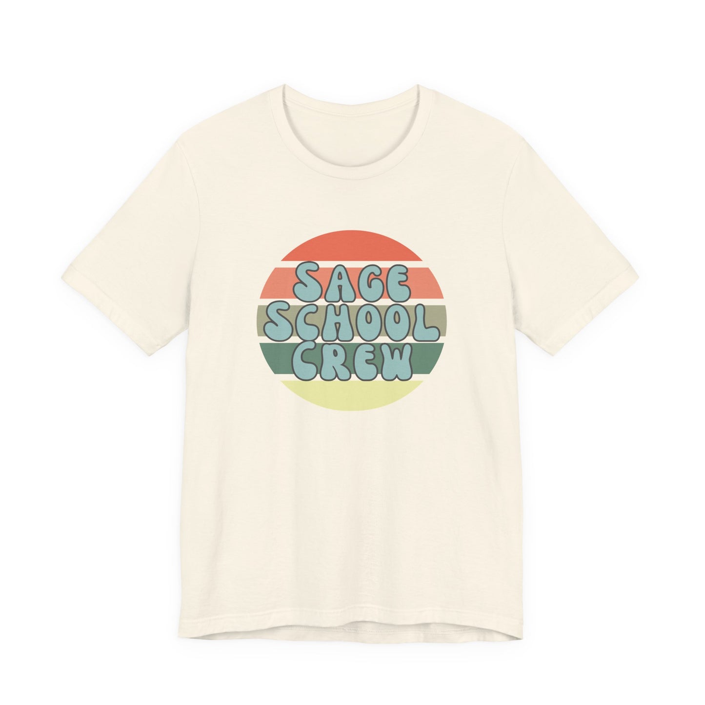 Sage School Crew Unisex Jersey Short Sleeve Tee