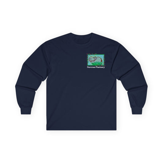 Norcross Pharmacy Santa’s Sleigh Unisex Long Sleeve Tee