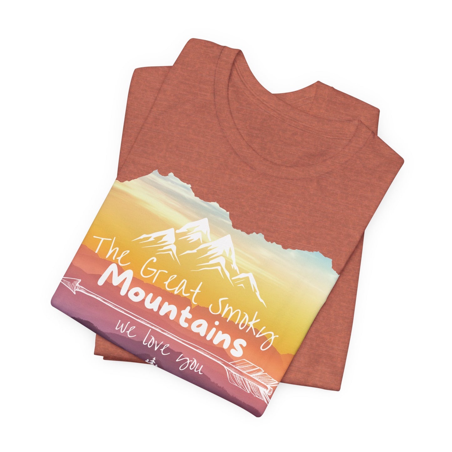 Painted Smoky Mountains Unisex Jersey Short Sleeve Tee