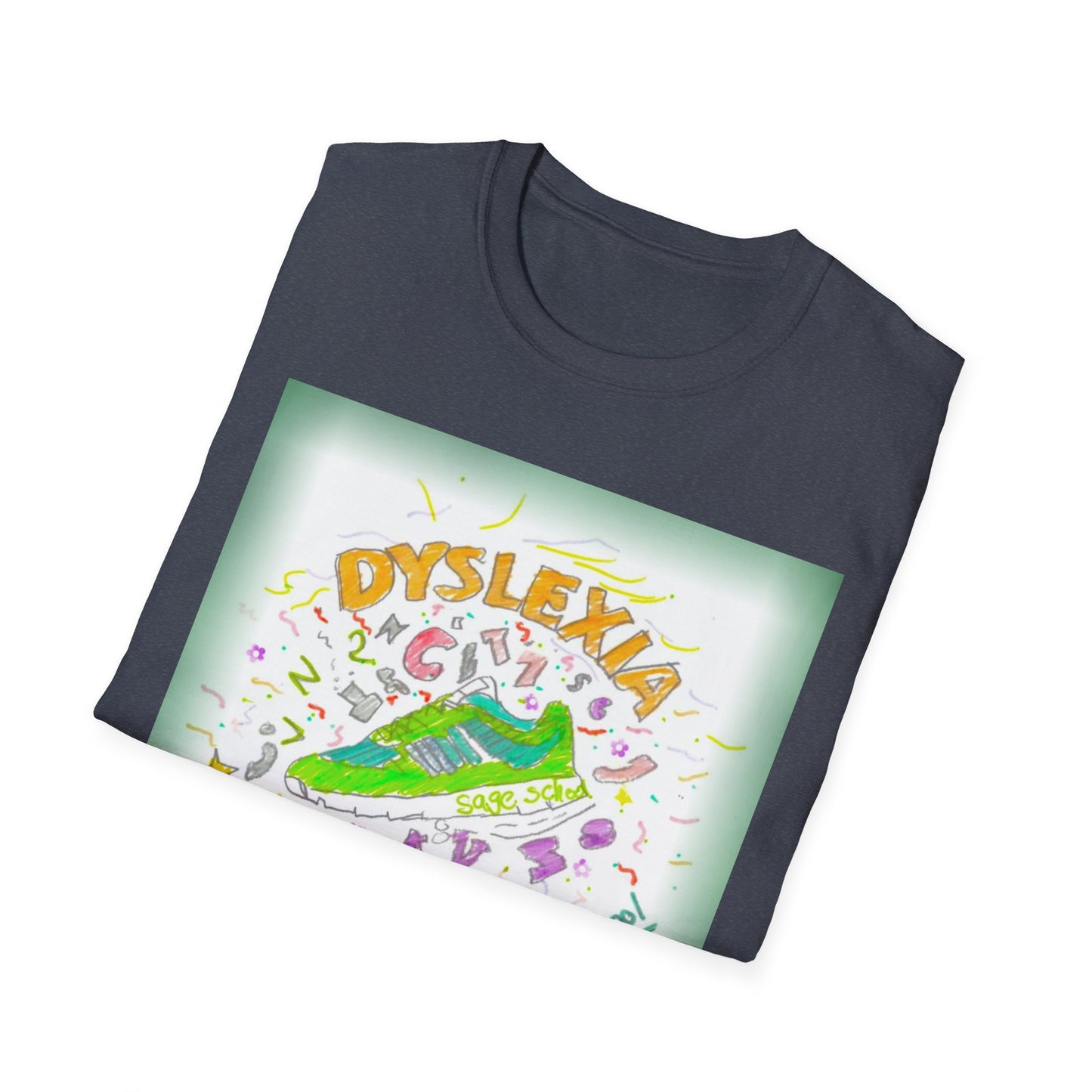 Dyslexia Awareness Unisex Tee by Millie