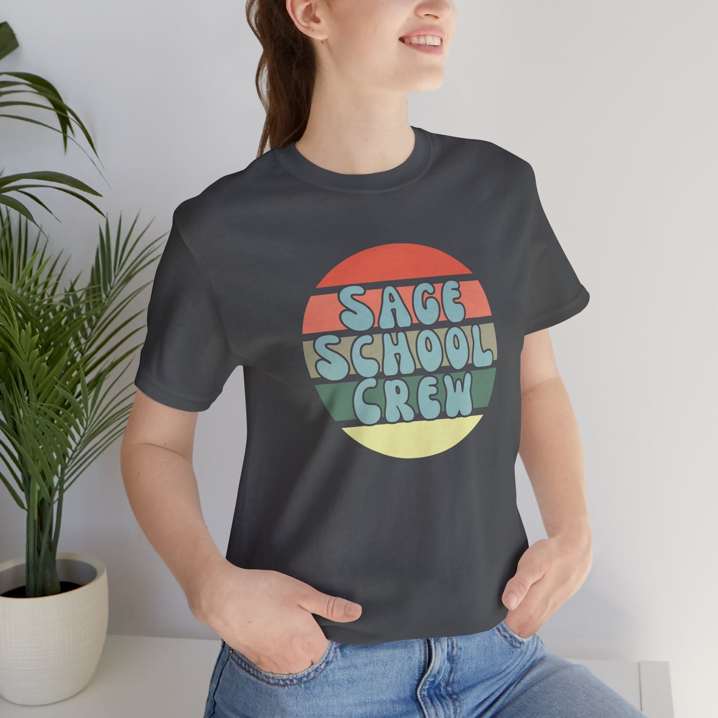 Sage School Crew Unisex Jersey Short Sleeve Tee