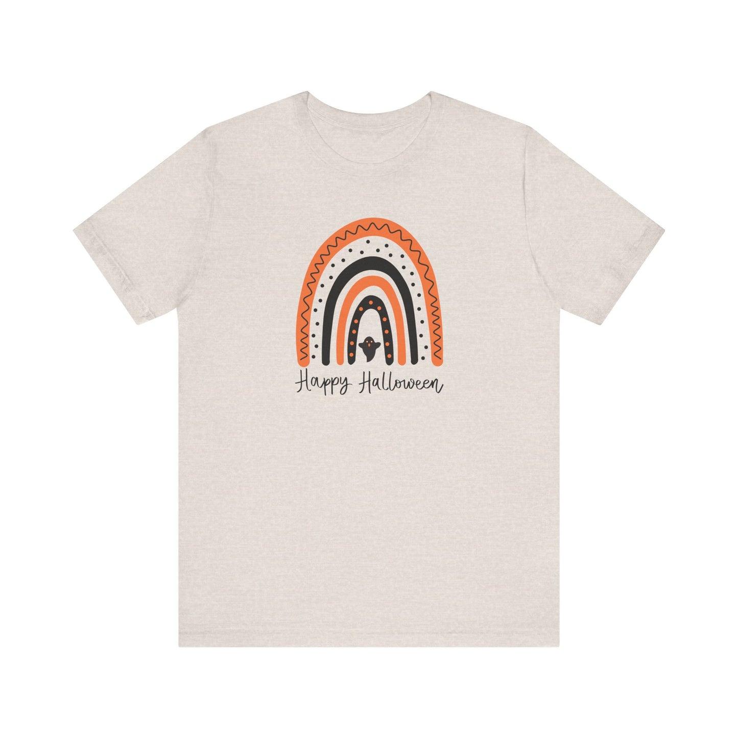 Halloween Rainbow Jersey Short Sleeve Tee