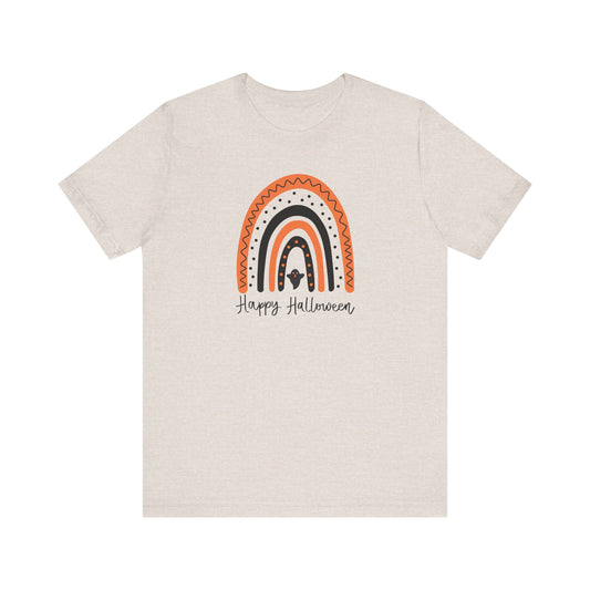 Halloween Rainbow Jersey Short Sleeve Tee