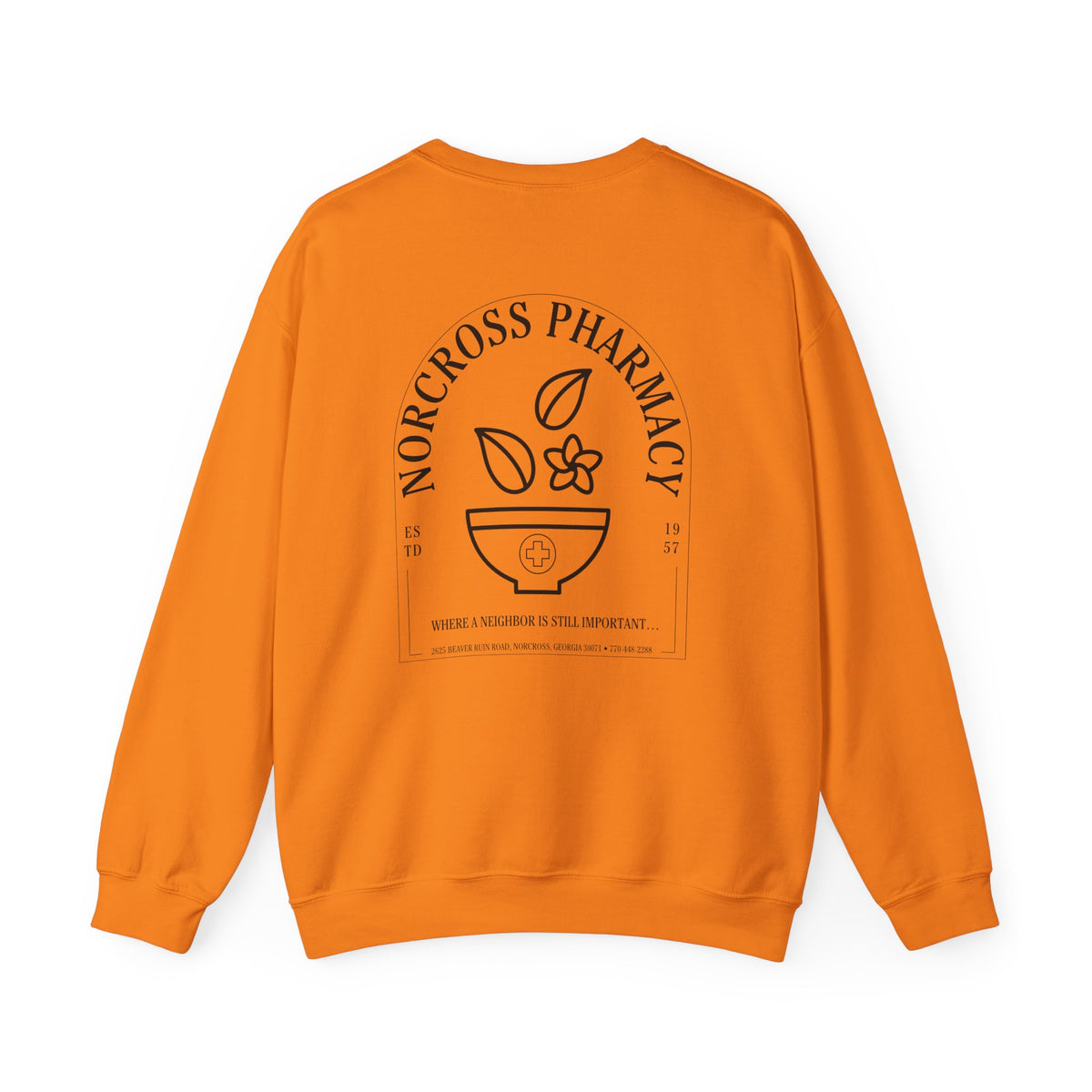 Norcross Pharmacy 2 Unisex Crewneck Sweatshirt - Vintage Apothecary Style