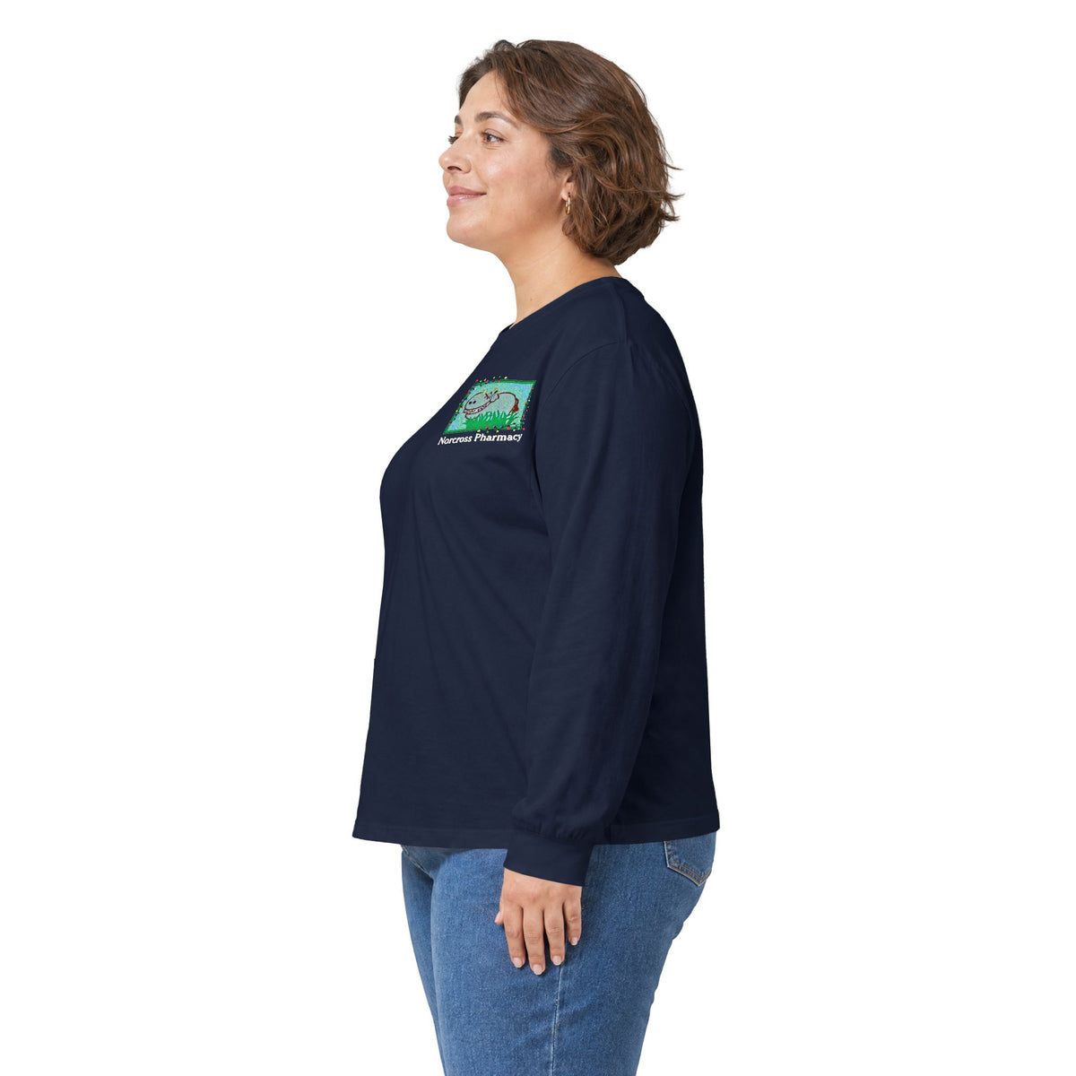 Norcross Pharmacy Santa’s Sleigh Unisex Long Sleeve Tee