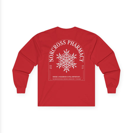 Norcross Pharmacy Festive, Unisex Long-sleeve Tshirt