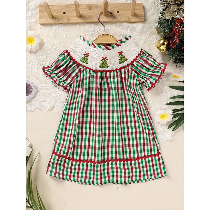 Baby Girl Smocked Christmas Dress