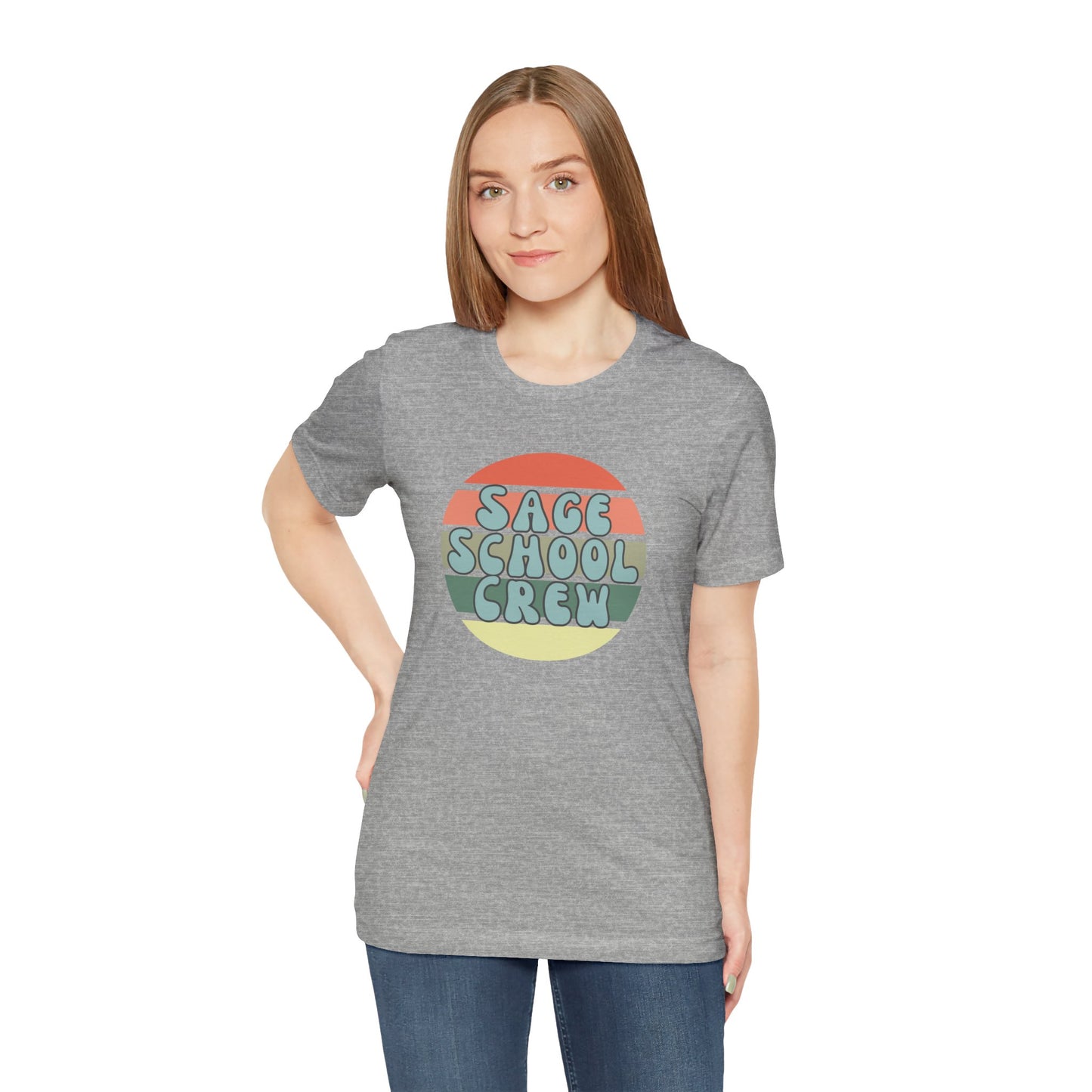 Sage School Crew Unisex Jersey Short Sleeve Tee
