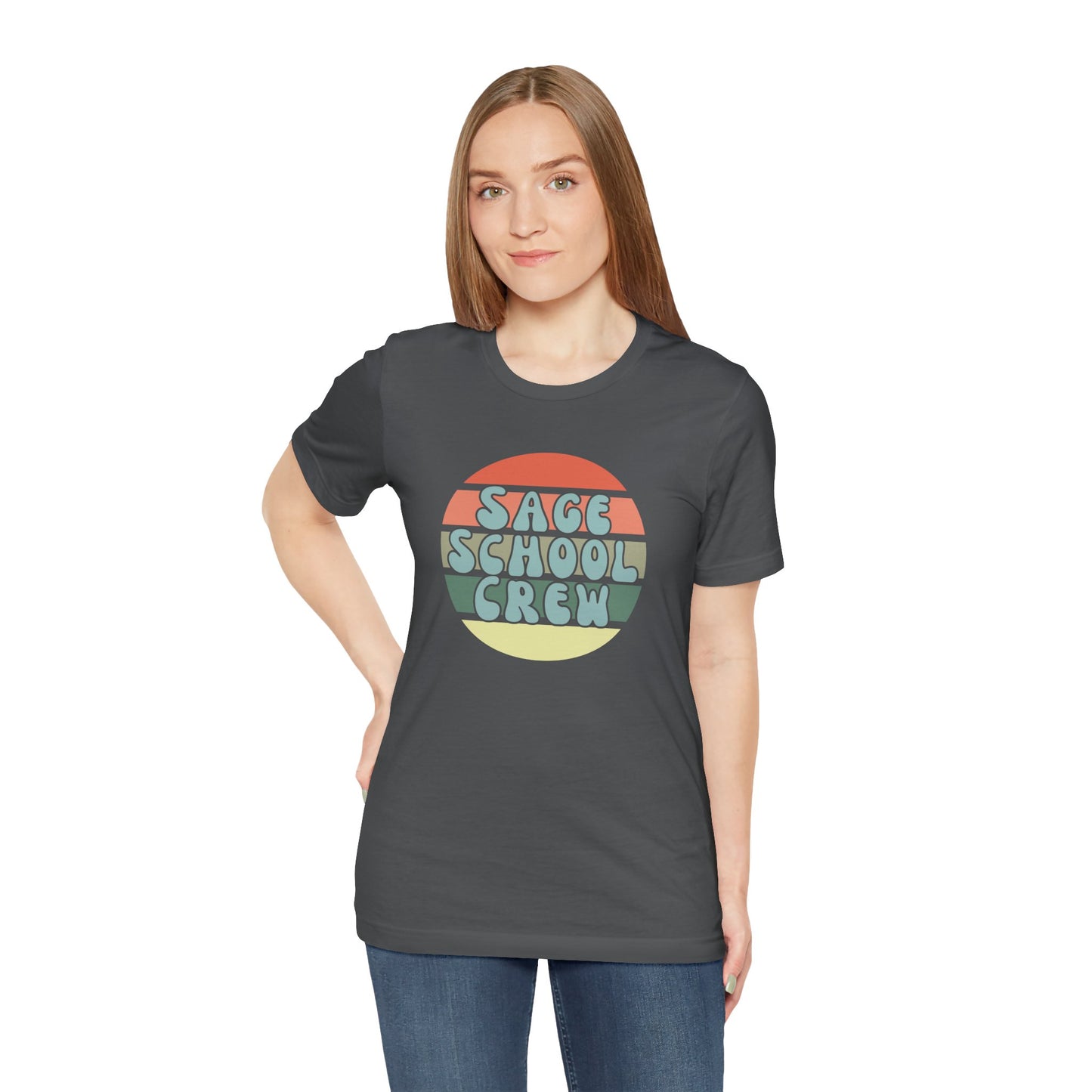Sage School Crew Unisex Jersey Short Sleeve Tee