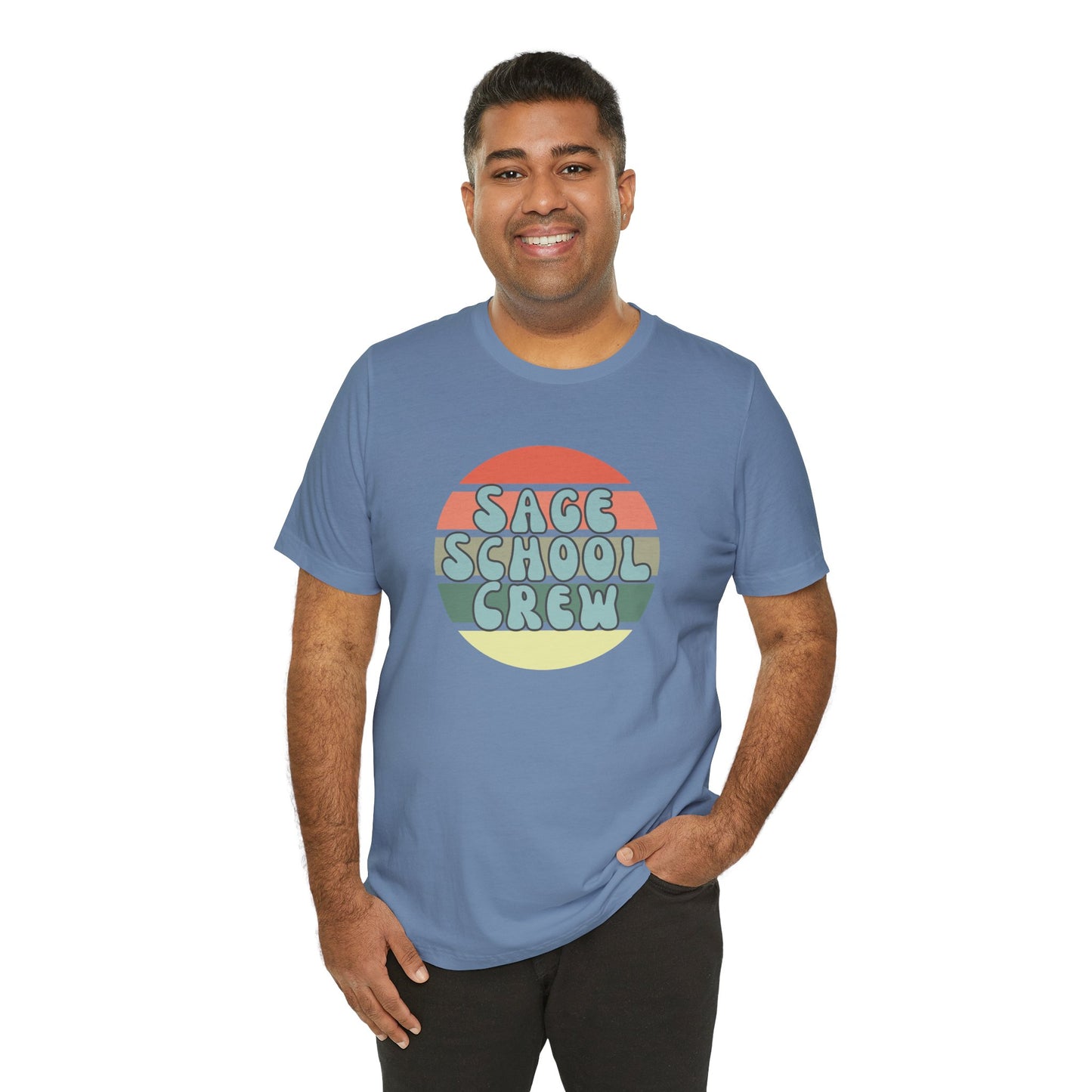 Sage School Crew Unisex Jersey Short Sleeve Tee