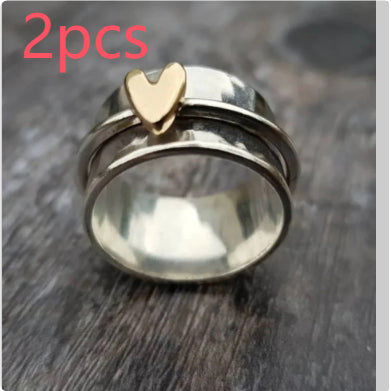 Twirling Heart Ring