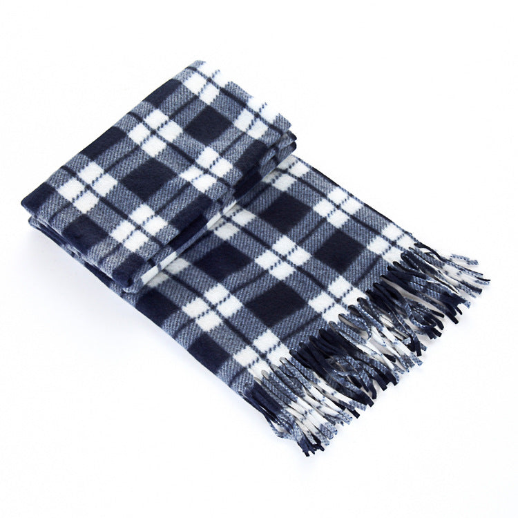 Unisex Plaid Scarf